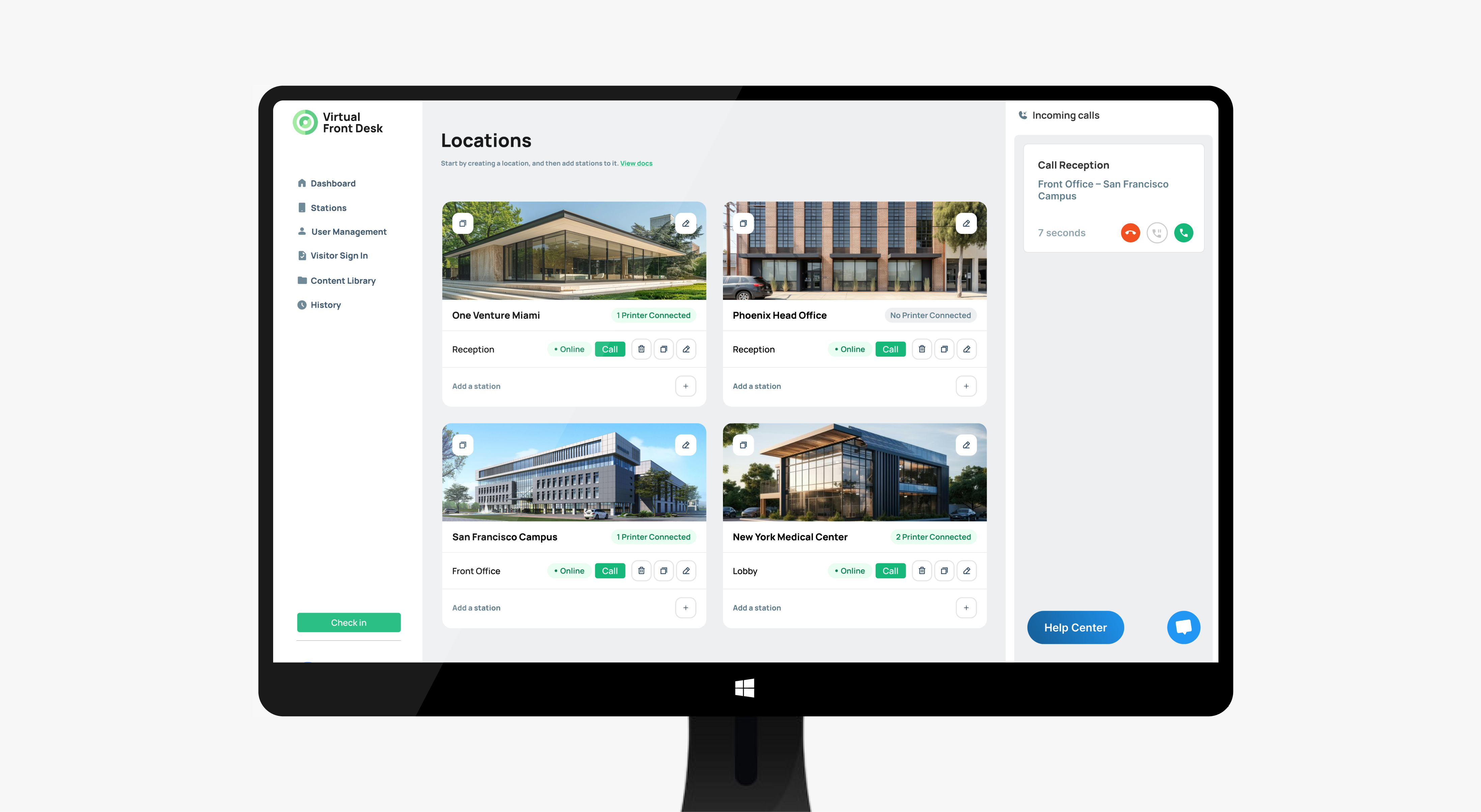 virtual front desk dashboard virtual front desk dashboard