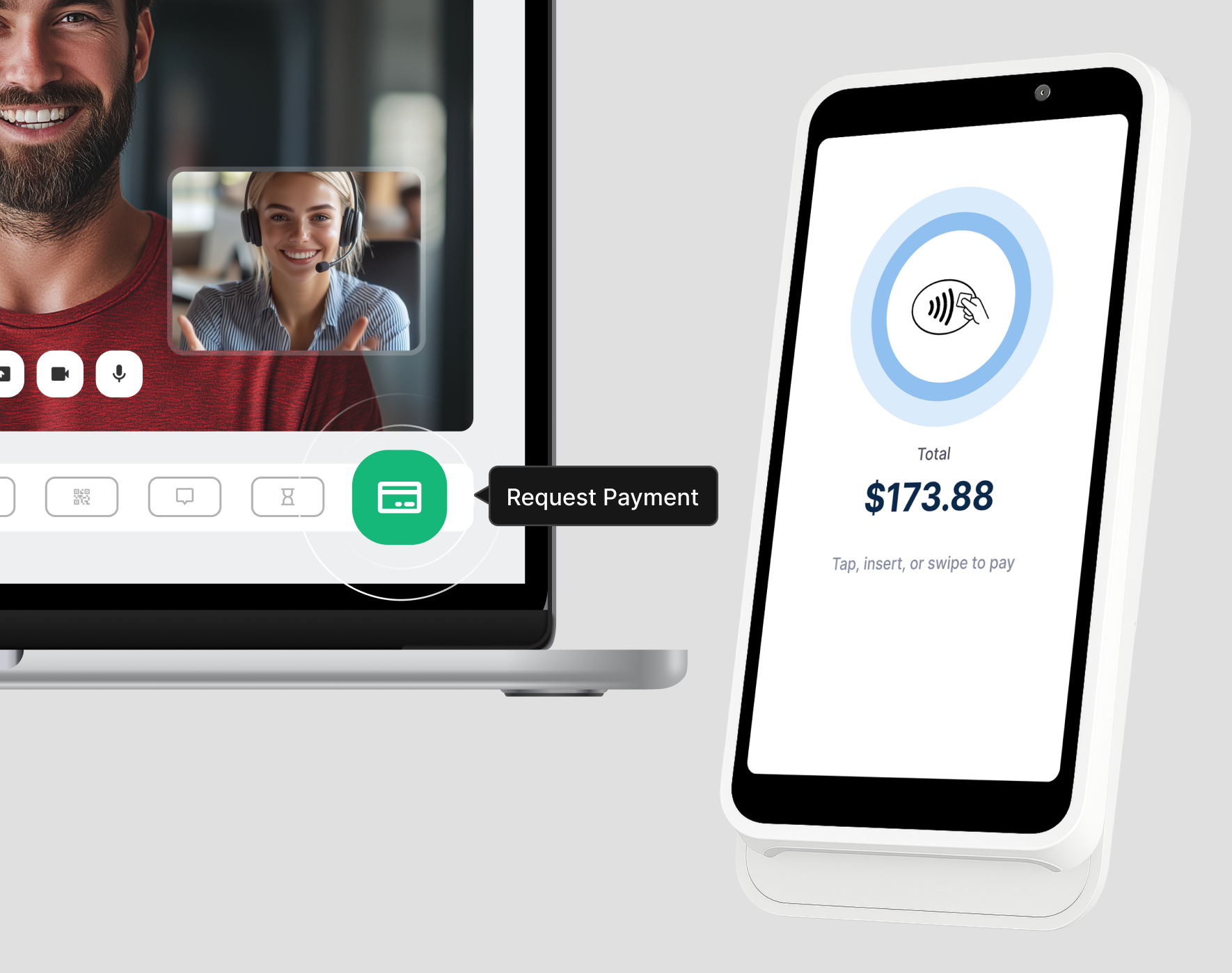 Virtual Front Desk Send Payment Request To POS
