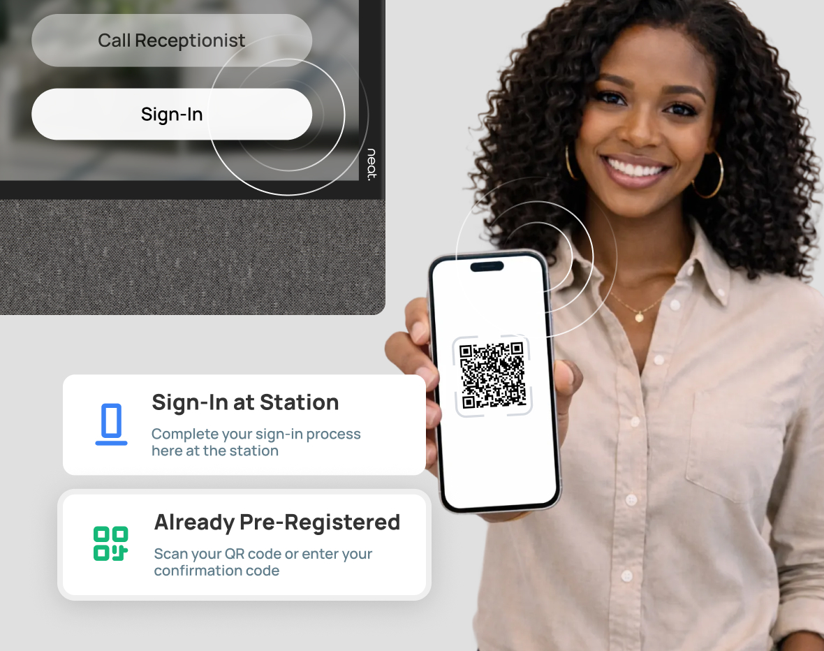 Express sign in feature 2 | Virtual Front Desk