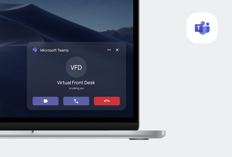 Microsoft Teams Integration | virtual front desk