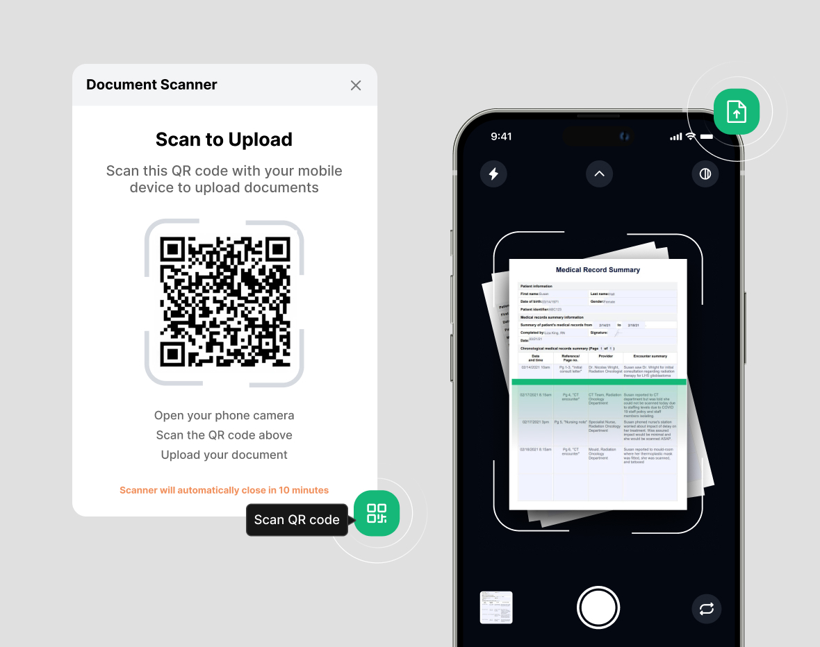 Scanner Feature Virtual Front Desk